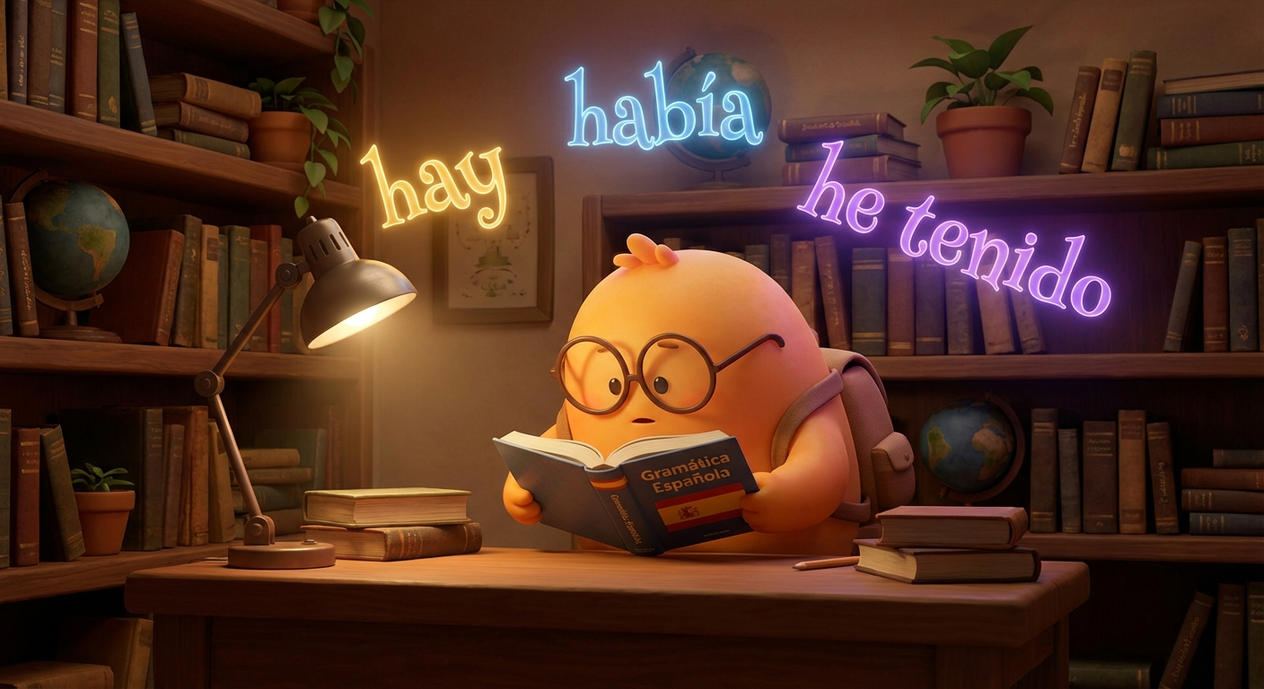 Глагол haber в испанском: hay, había и вспомогательный